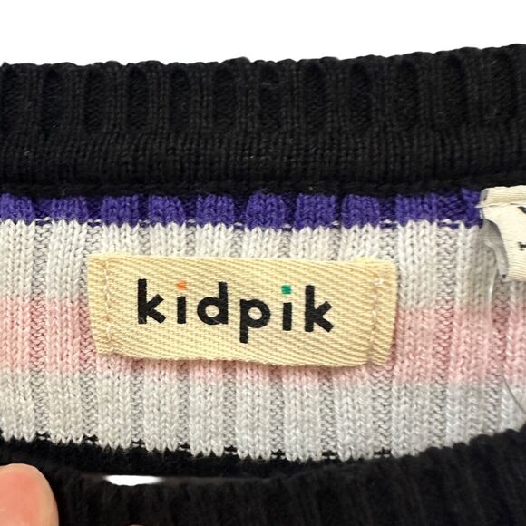 Girls Size Medium Kidpik Striped Knit Top Multi-Color - Picture 3 of 7